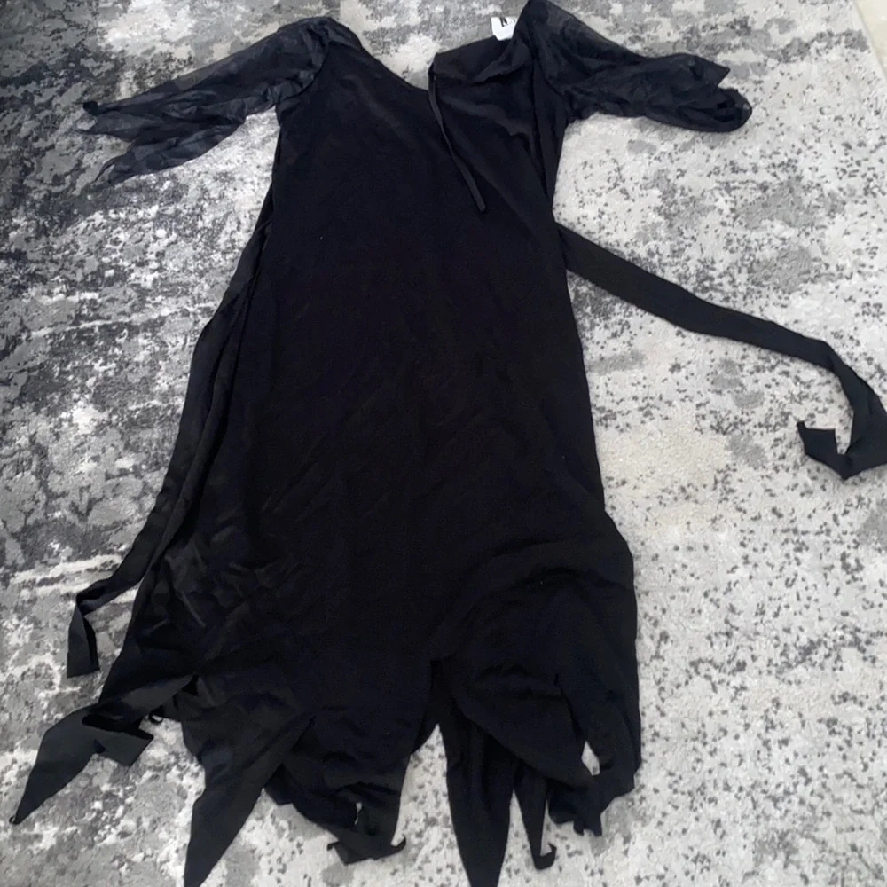 Girls Black Halloween Witch Dress